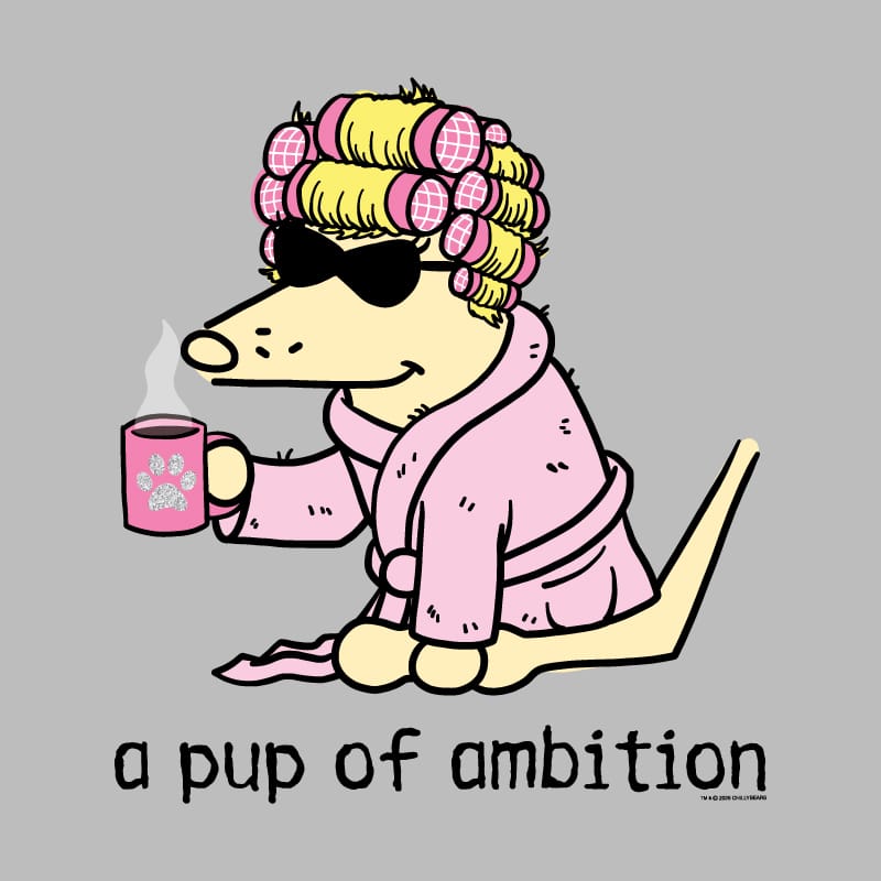 A Pup of Ambition - Ladies T-Shirt V-Neck