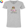 A Pup of Ambition - Ladies T-Shirt V-Neck