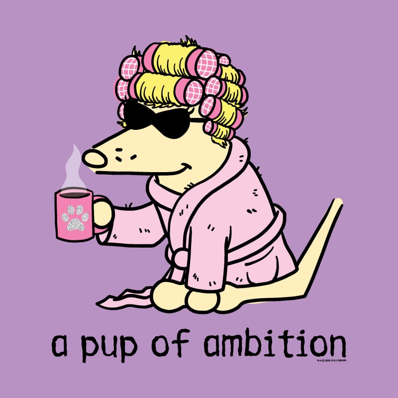 A Pup of Ambition - Ladies T-Shirt V-Neck
