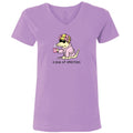 A Pup of Ambition - Ladies T-Shirt V-Neck