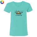 A Reel Good Time  - Ladies T-Shirt V-Neck