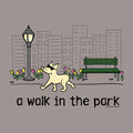 A Walk in the Park - Ladies Curvy V-Neck Tee