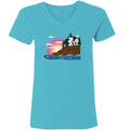 Acadia - Ladies T-Shirt V-Neck