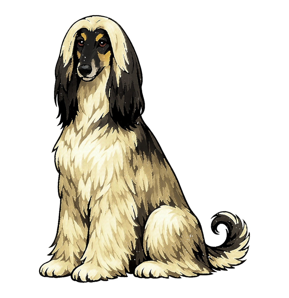 Afghan Hound Watercolor - Ceramic Mug