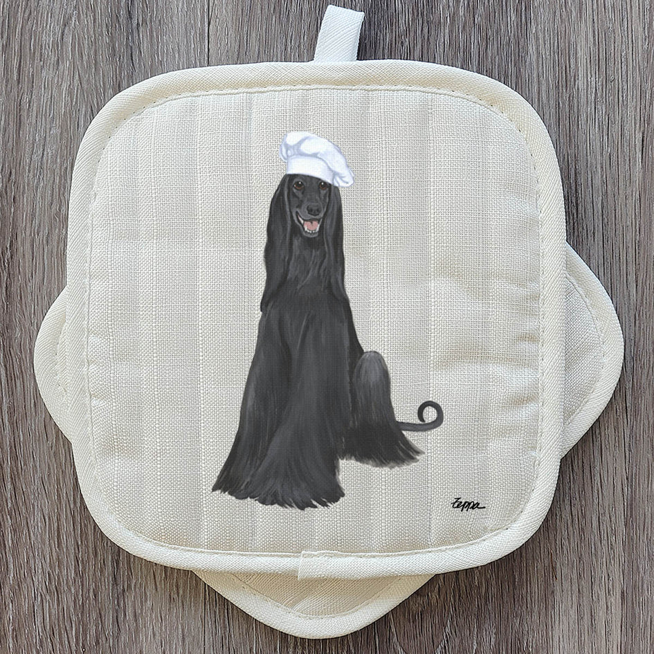 Afghan Hound  Pot Holder Set