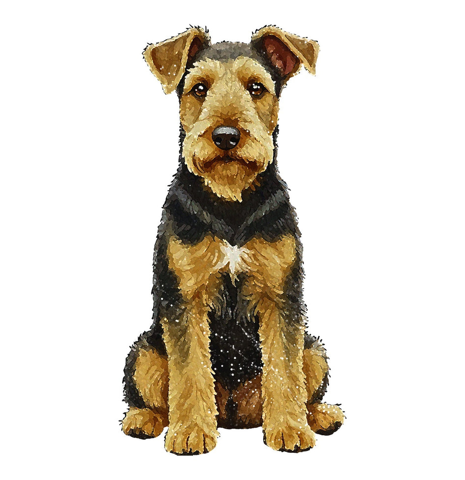 Airedale Terrier Watercolor - Ceramic Mug