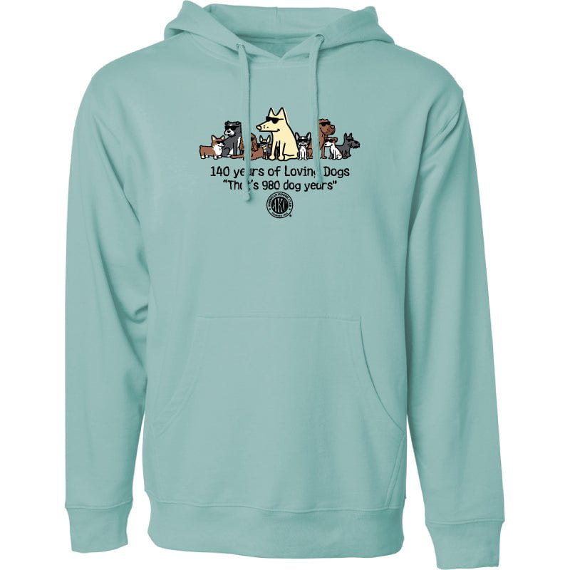 140 Years of Loving Dogs - Sweatshirt Pullover Hoodie