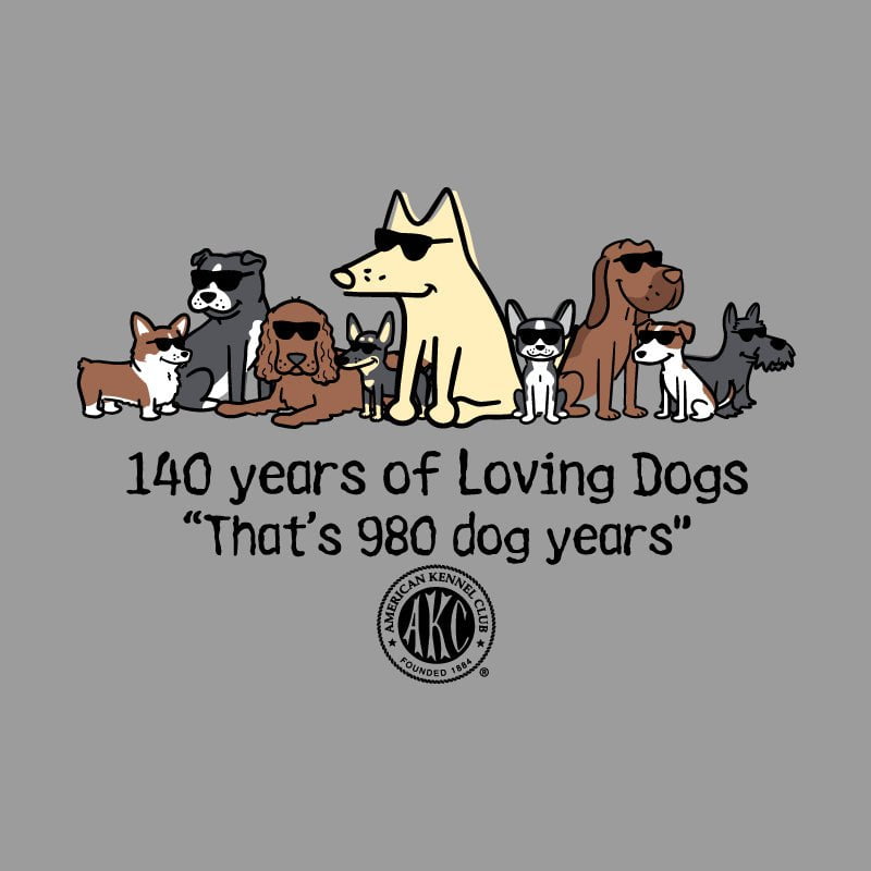 140 Years of Loving Dogs  - Youth Short Sleeve T-Shirt