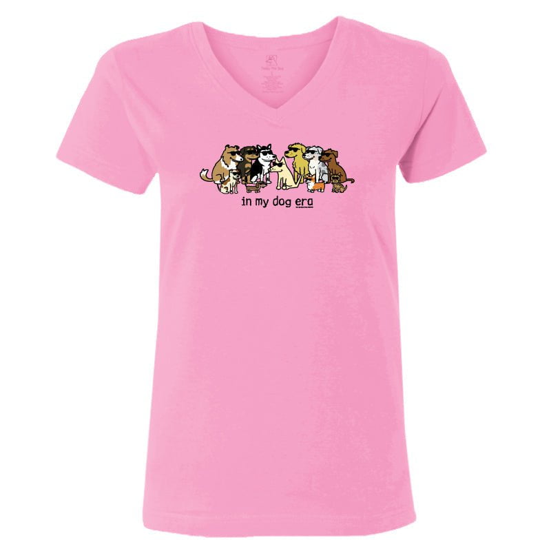 In My Dog Era - T-Shirt Ladies V-Neck