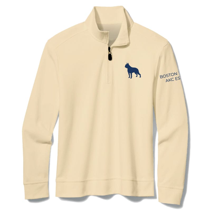 Boston Terrier Embroidered AKC Quarter Zip