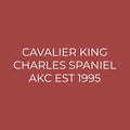 Cavalier King Charles Spaniel Embroidered AKC Quarter Zip