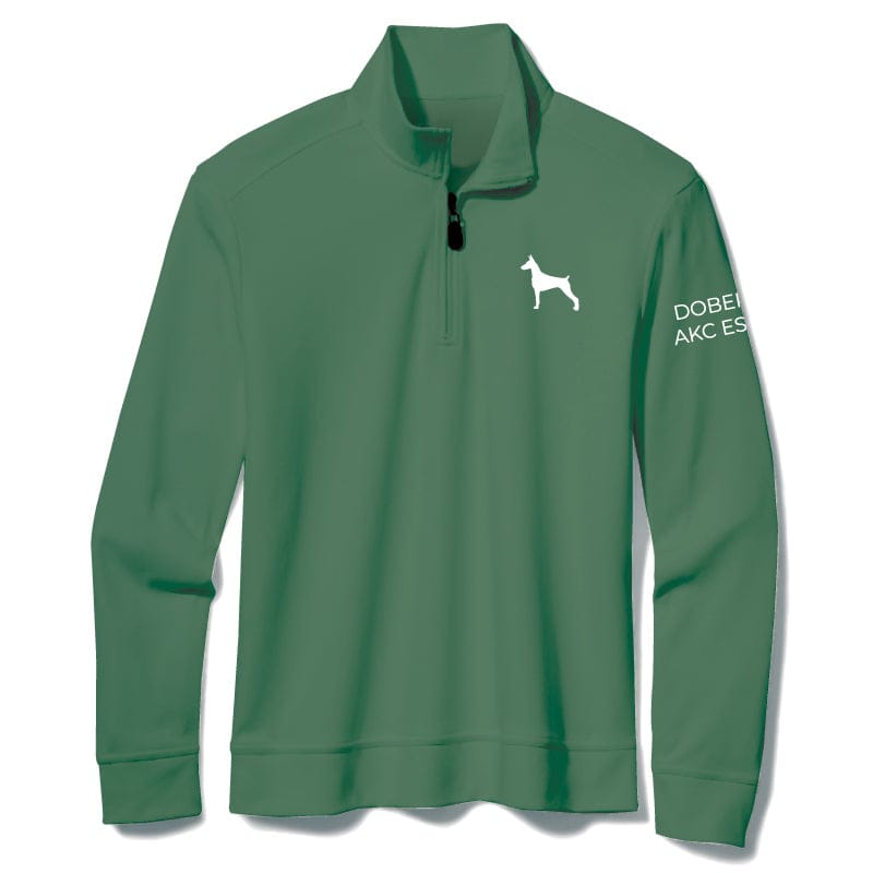 Doberman Embroidered AKC Quarter Zip
