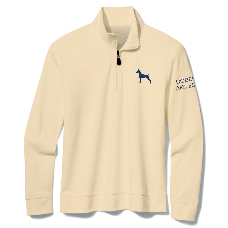 Doberman Embroidered AKC Quarter Zip