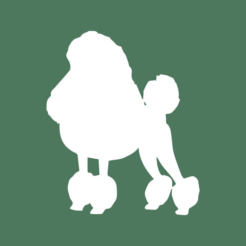 Poodle Embroidered AKC Quarter Zip