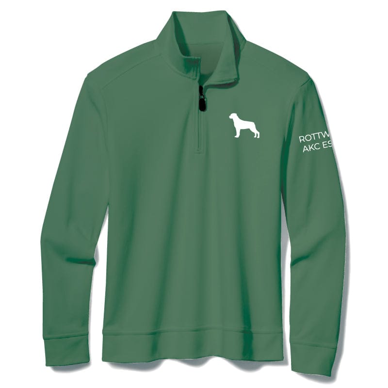 Rottweiler Embroidered AKC Quarter Zip
