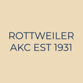 Rottweiler Embroidered AKC Quarter Zip
