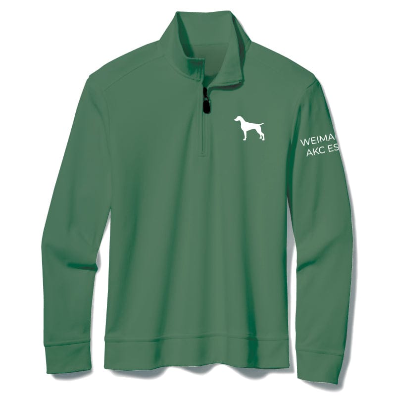 Weimaraner Embroidered AKC Quarter Zip