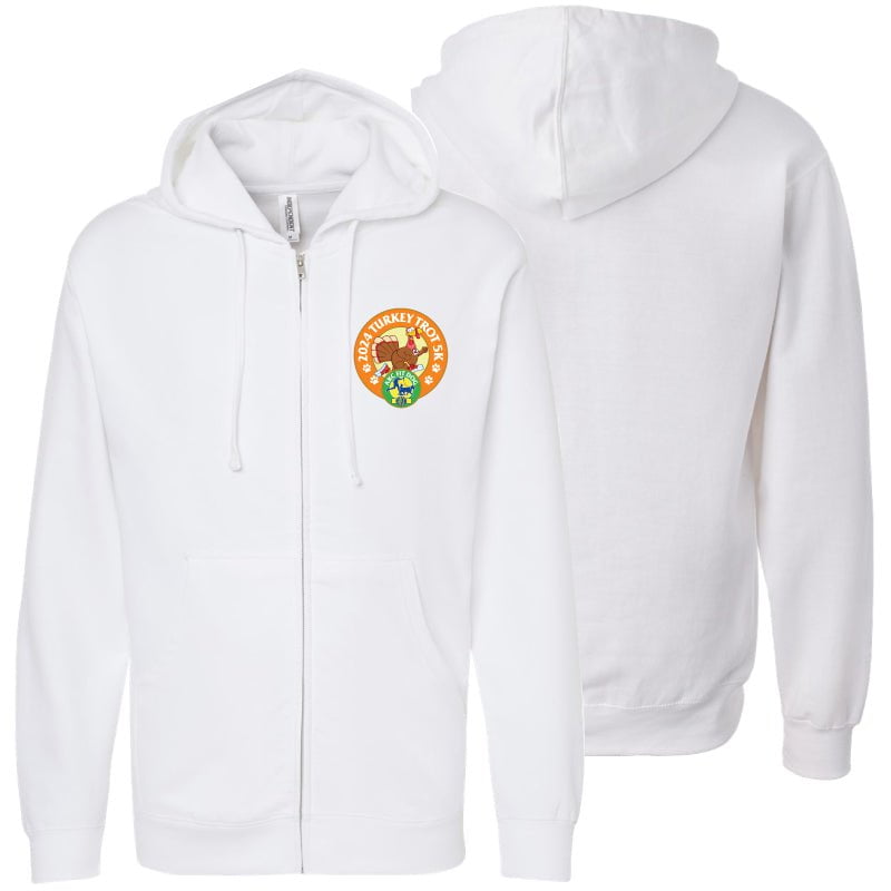 2024 Turkey Trot - Sweatshirt Full Zip Hoodie