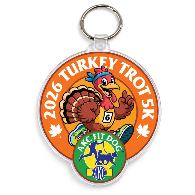 AKC Turkey Trot 2026 Keychain