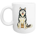 Alaskan Malamute Watercolor - Ceramic Mug