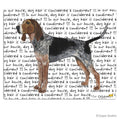 American English Coonhound Cutting Board
