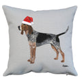 American English Coonhound Santa Pillow Cover
