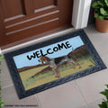 American English Coonhound Welcome Mat