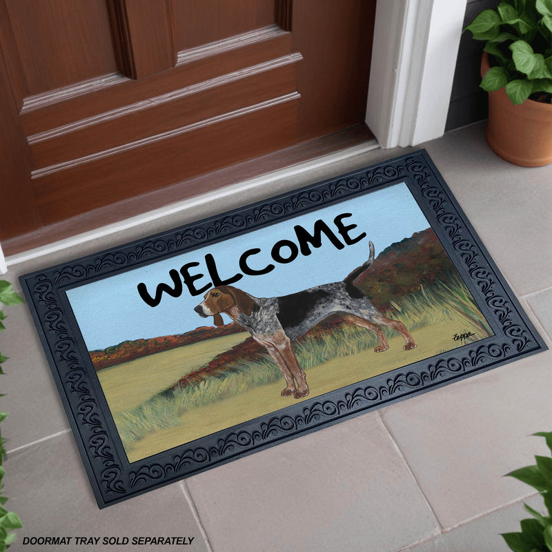 American English Coonhound Welcome Mat