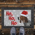 American English Coonhound Holiday Welcome Mat