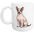 American Hairless Terrier Watercolor - Ceramic Mug