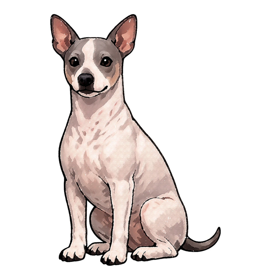 American Hairless Terrier Watercolor - Ceramic Mug