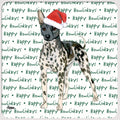 American Hairless Terrier "Happy Howlidays" Coaster