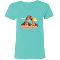 Arches - Ladies T-Shirt V-Neck