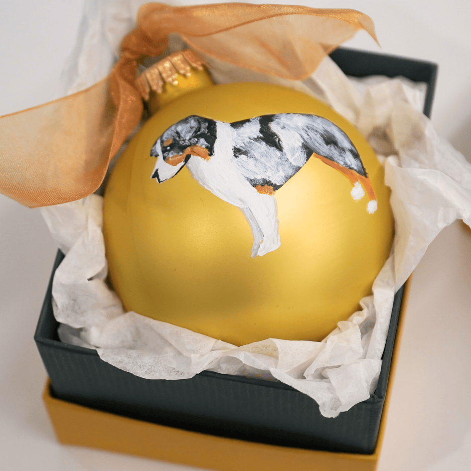 Herding Group - Hand-Painted Bulb Ornament
