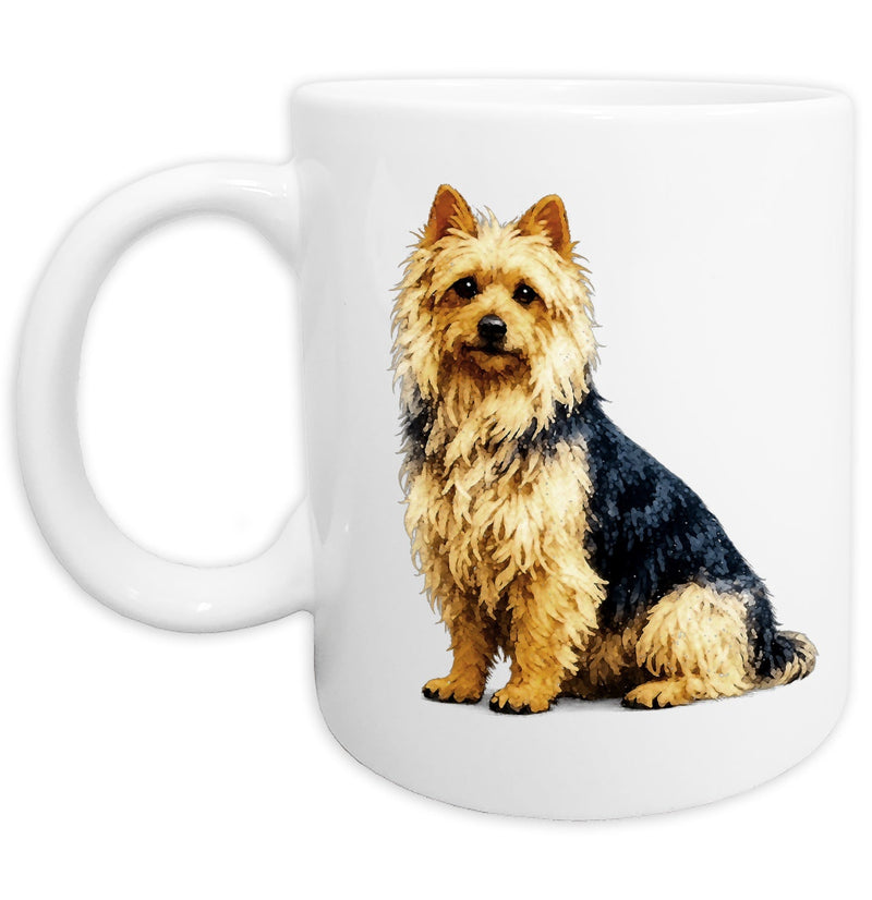 Australian Terrier Watercolor - Ceramic Mug