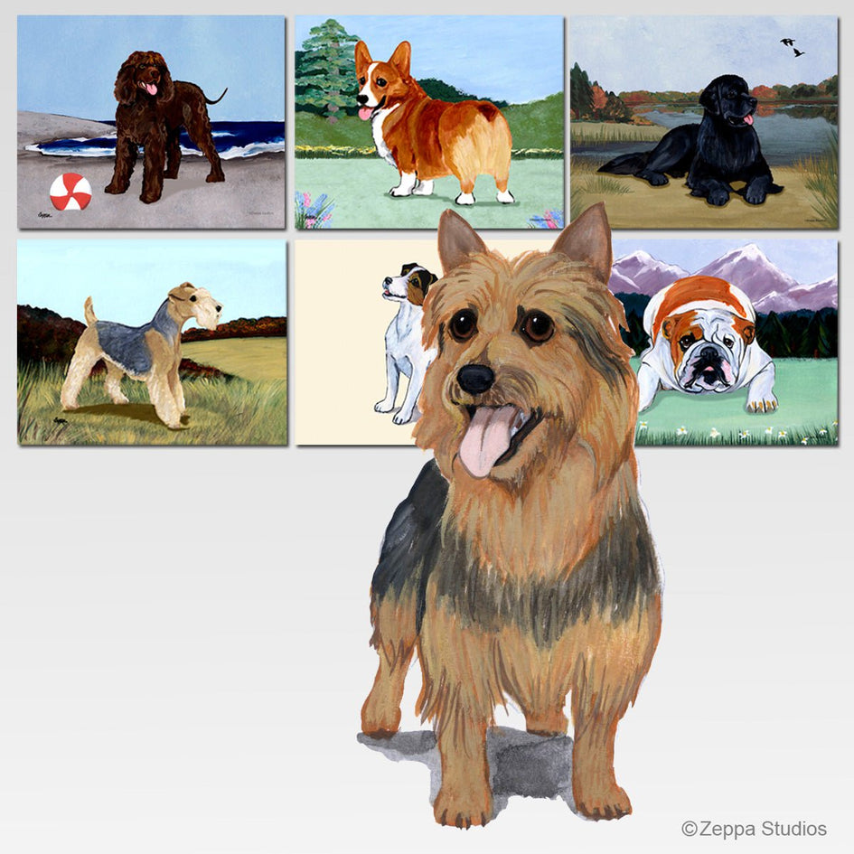 Australian Terrier Scenic Cutting Board