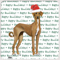 Azawakh "Happy Howlidays" Coaster