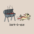 Bark B Que - Ladies Curvy V-Neck Tee