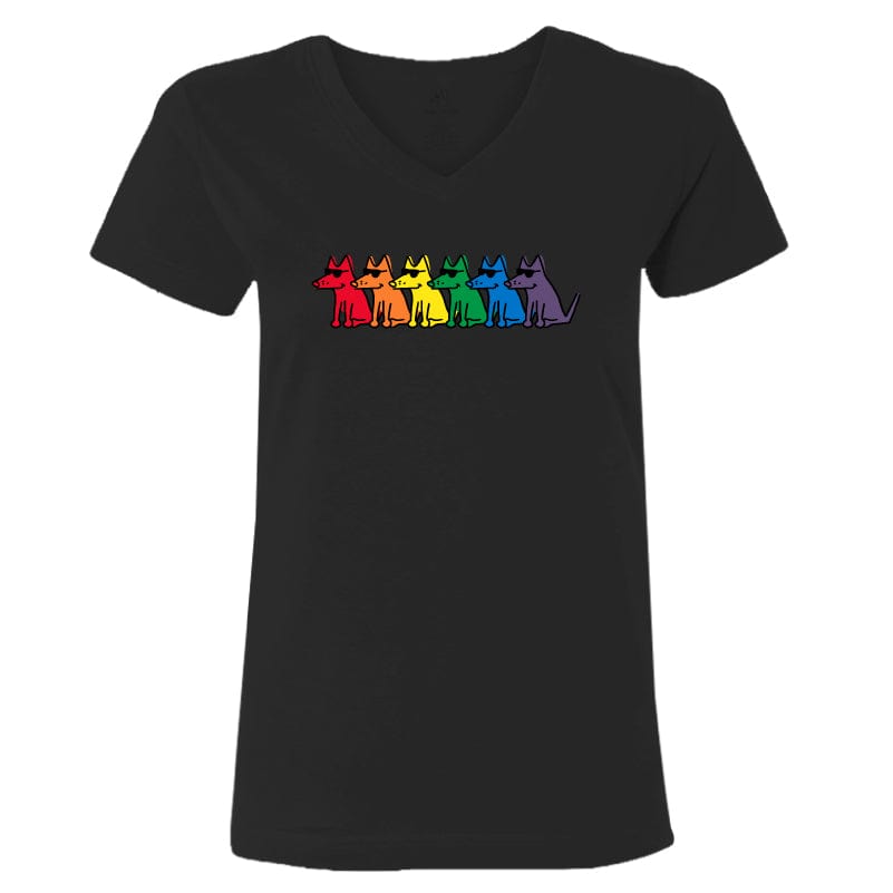 Pride Teddy - Ladies T-Shirt V-Neck