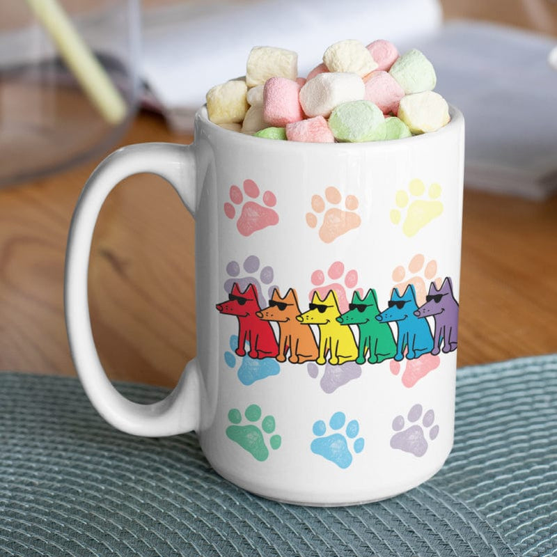 Pride Teddy - Large Coffee Mug