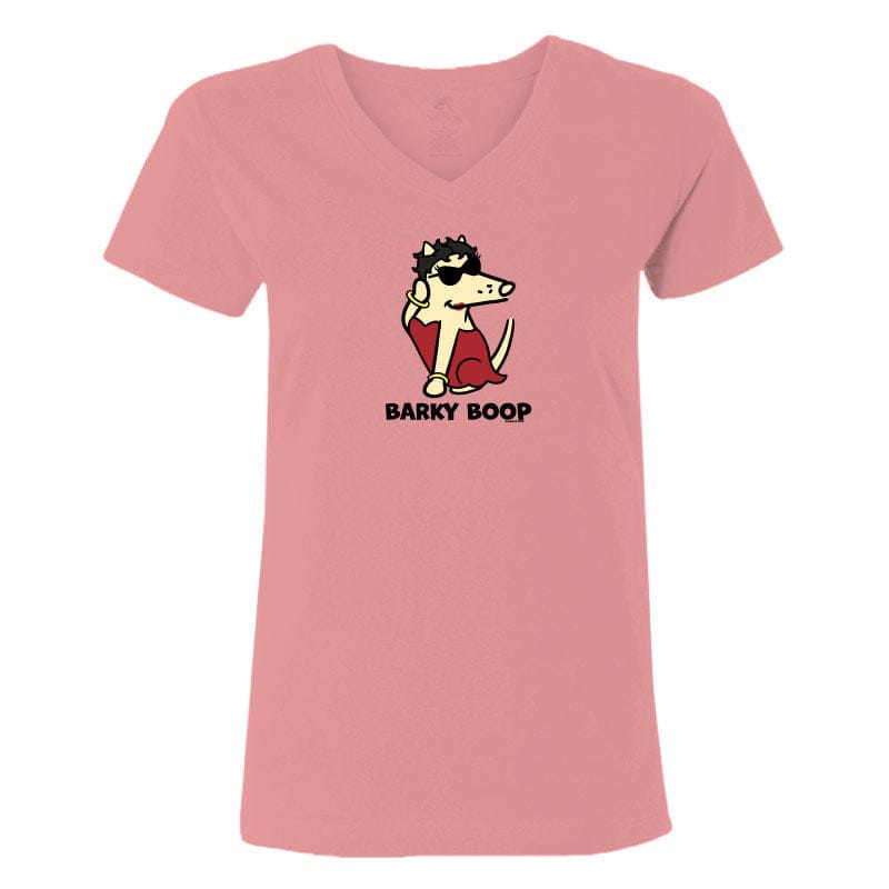 Barky Boop - Ladies T-Shirt V-Neck