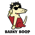 Barky Boop - Ladies Curvy V-Neck Tee