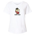 Barky Boop - Ladies Curvy V-Neck Tee
