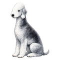 Bedlington Terrier Watercolor - Ceramic Mug