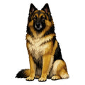 Belgian Tervuren Watercolor - Ceramic Mug