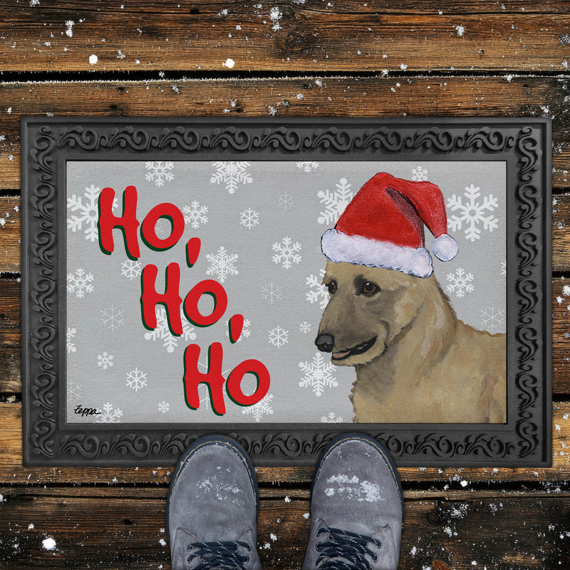 Belgian Laekenois Holiday Welcome Mat