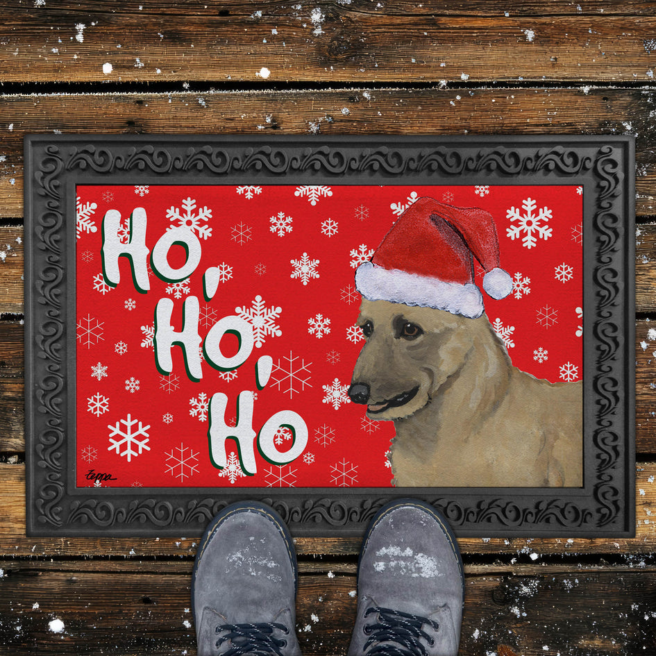 Belgian Laekenois Holiday Welcome Mat
