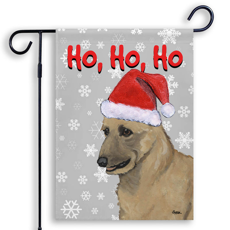 Belgian Laekenois Ho Ho Ho Holidays Garden Flag