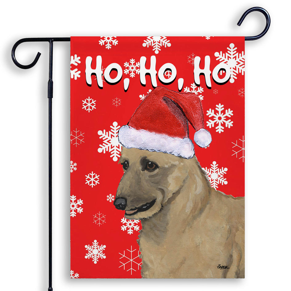 Belgian Laekenois Ho Ho Ho Holidays Garden Flag