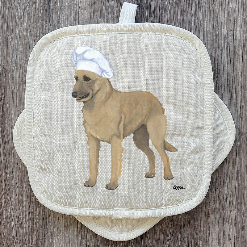 Belgian Laekenois Pot Holder Set